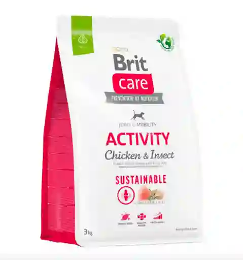 Brit Care Sustainable Activity Adult Chicken And Insect 3 Kg