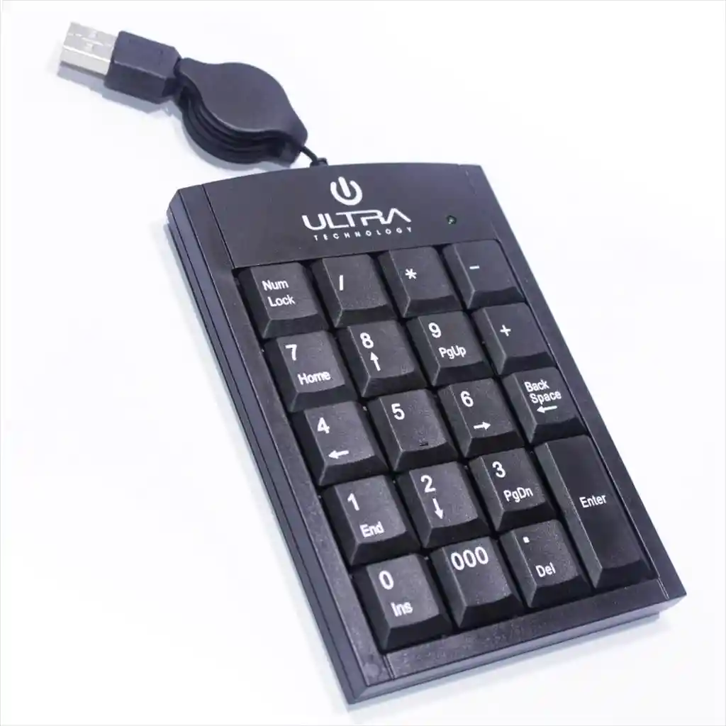 Teclado Numerico Ultra Ut-k200u Negro