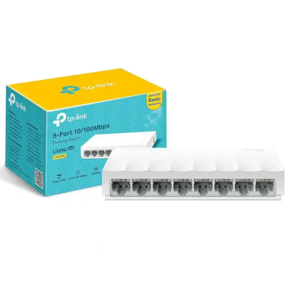 Switch Tplink Ls1008g 8-port 10/100/1000mbps Desktop