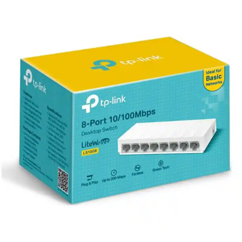 Switch Tplink Ls1008g 8-port 10/100/1000mbps Desktop