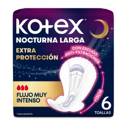 Kotex Toalla Nocturna Larga Ultrafina
