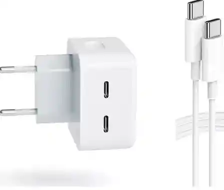 Cargador Rapido Doble Salida 1000mm Tipo C