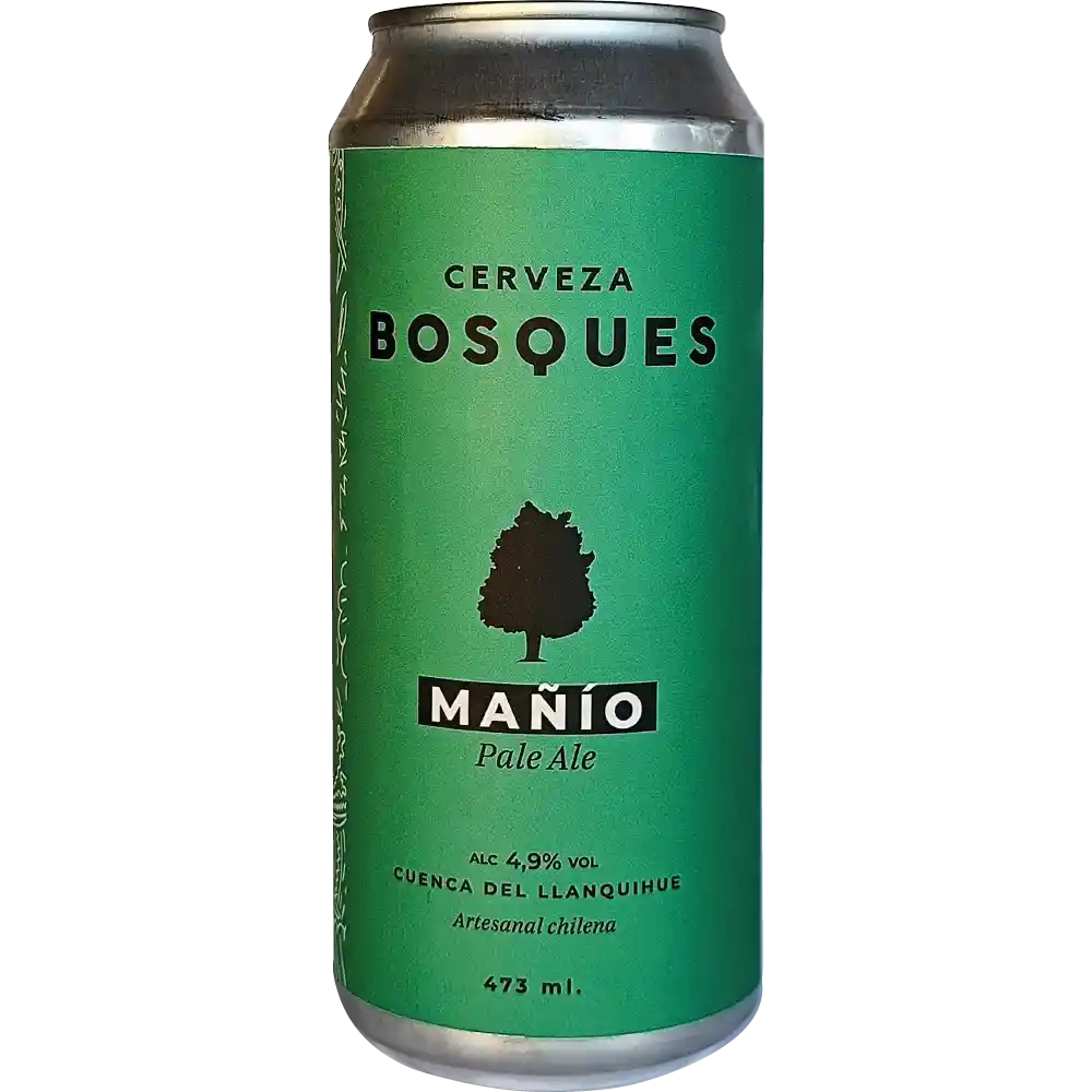 Cerveza Bosques Mañio 4.9° G.l. 473cc