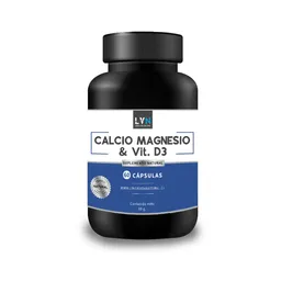 Calcio - Magnesio Vitamina D3 X 60 Cápsulas