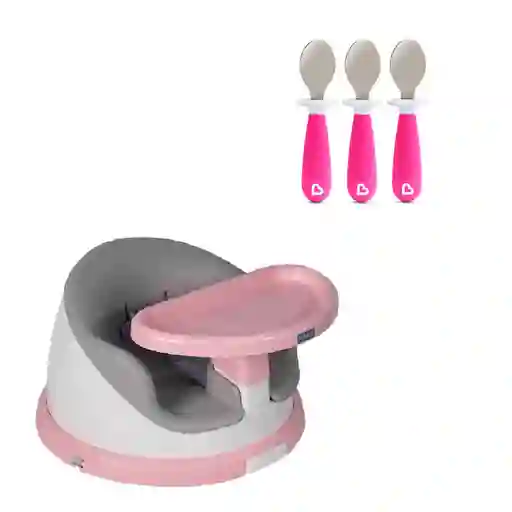 Silla De Comer Portátil Giratoria I-twist Más Set Cucharas