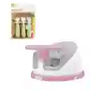 Silla De Comer Portátil Giratoria I-twist Más Set Tenedores