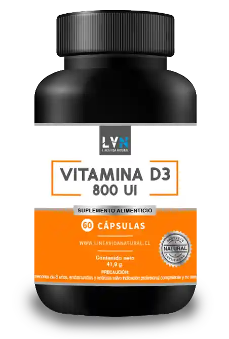 Vitamina D3 (800 Ui) X 60 Cápsulas