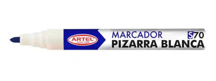 Marcador Pizarra S70 Punta Redonda Azul Artel