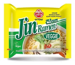 Jin Ramen Vegetariano Sopa Instantánea 110g