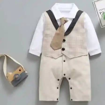 Traje Beige Niño Talla 1 Año