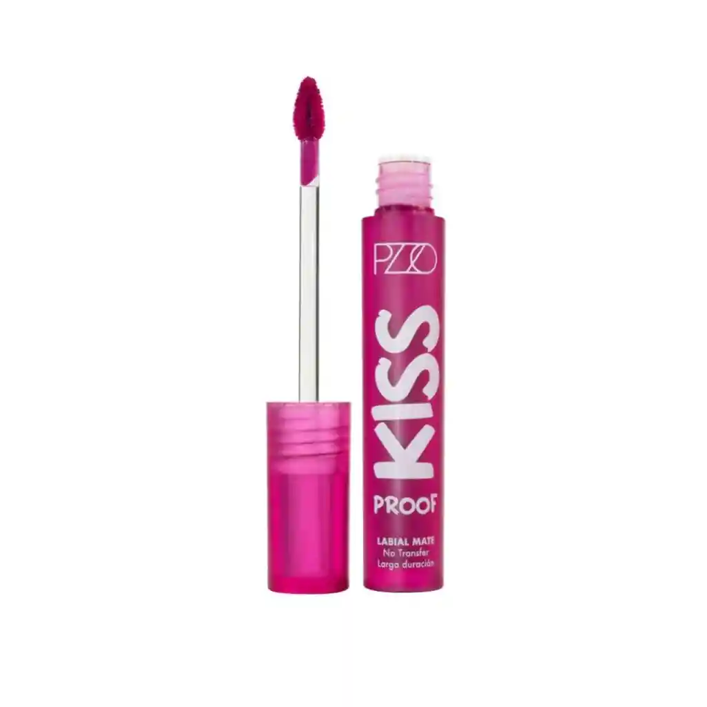 Labial Líquido Petrizzio Kiss Proof Intransferible Fucsia