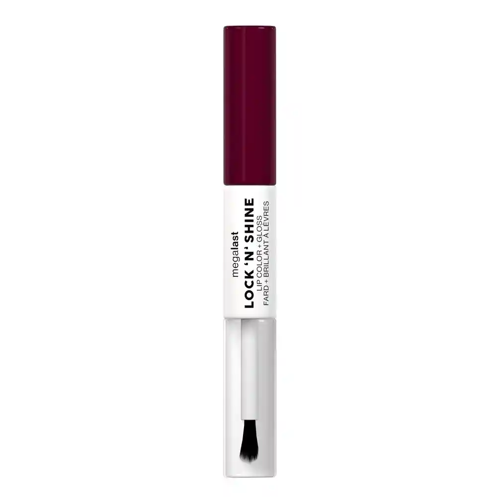 Labial Líquido Wet N Wild Mega Last Lock 'n' Shine Lip Color + Gloss Dark Wisteria