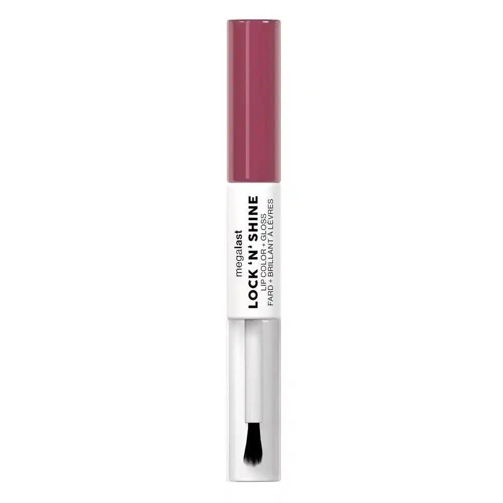 Labial Líquido Wet N Wild Mega Last Lock 'n' Shine Lip Color + Gloss Pinky Promise