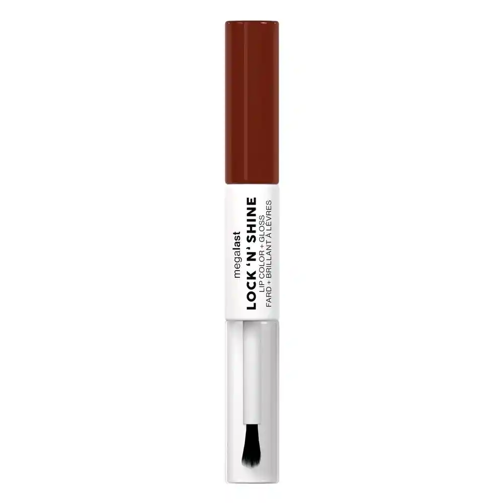 Labial Líquido Wet N Wild Mega Last Lock 'n' Shine Lip Color + Gloss Affogato Dreams