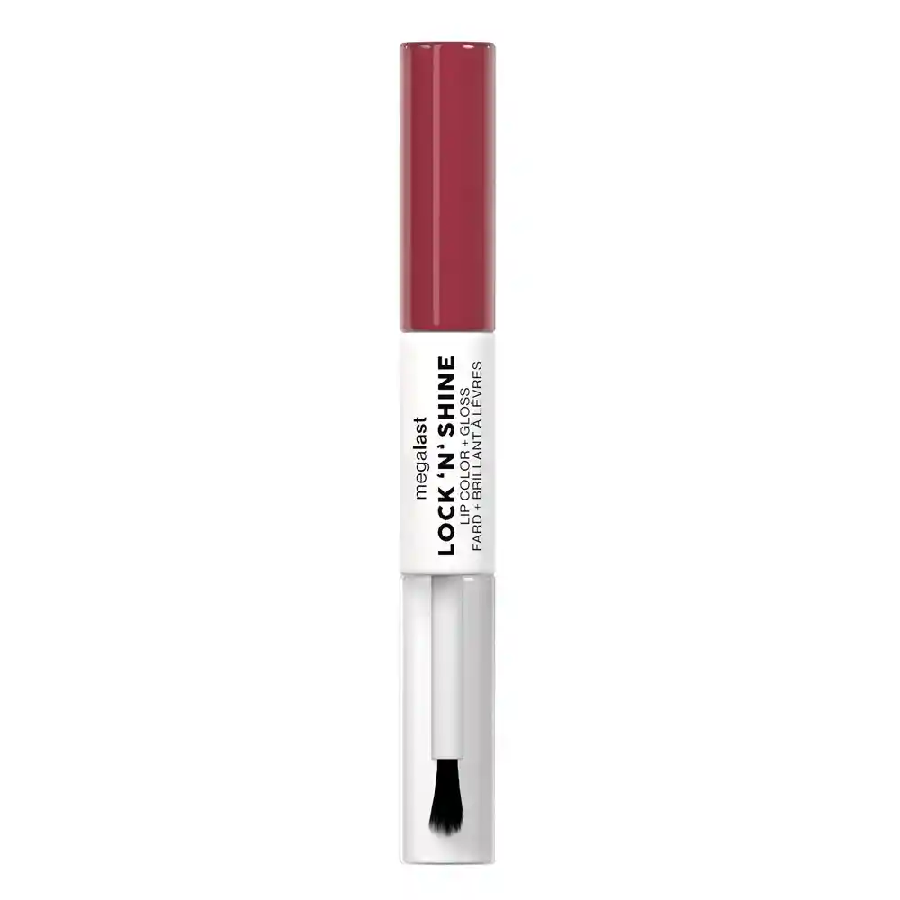 Labial Líquido Wet N Wild Mega Last Lock 'n' Shine Lip Color + Gloss Utaupia