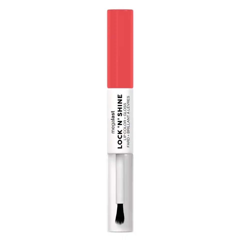 Labial Líquido Wet N Wild Mega Last Lock 'n' Shine Lip Color + Gloss Shining Hybiscus