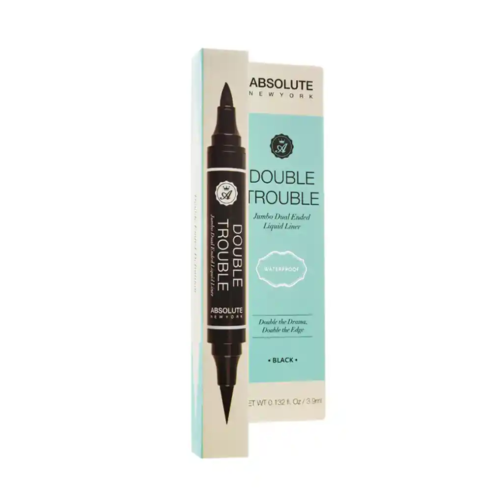 Absolute New York Delineador De Ojos Liquido Double Trouble