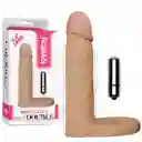 Anillo Vibrador Con Consolador Anal De 14,7 Cm