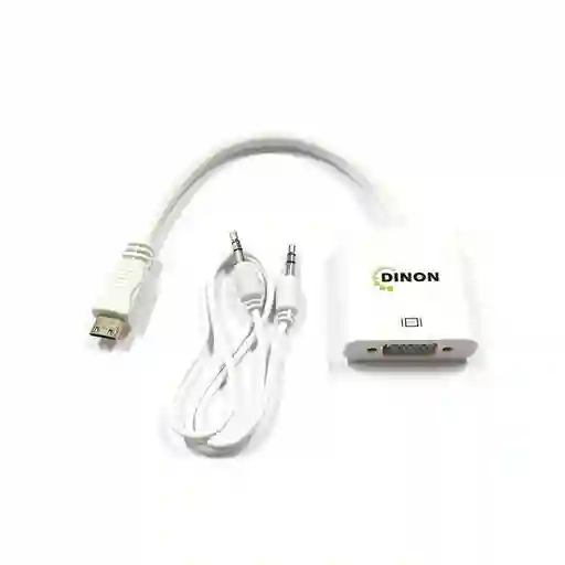 Conversor De Video Micro Hdmi A Vga + Audio 3.5mm