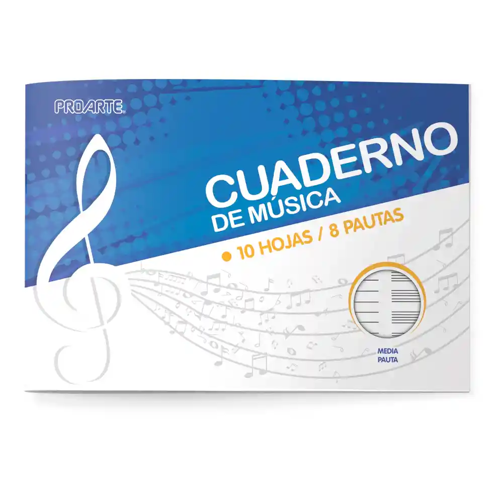 Cuaderno De Musica Pauta Entera