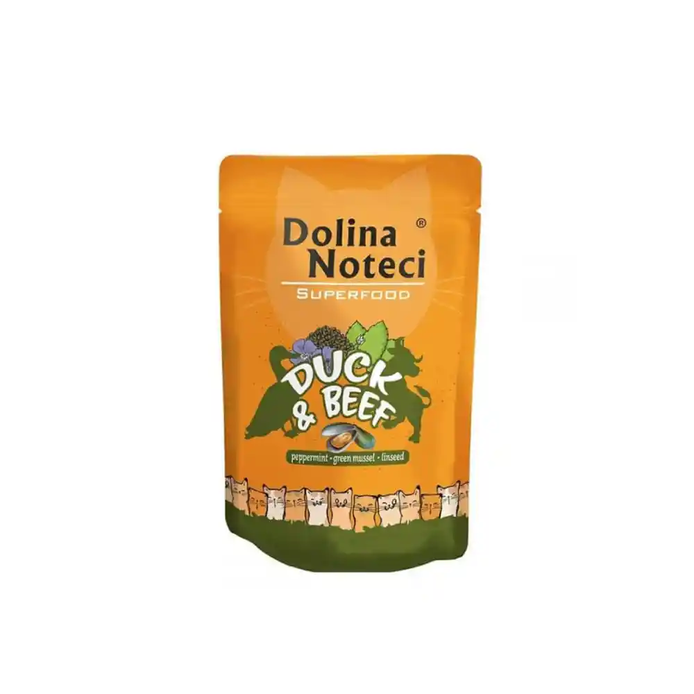 Dolina Noteci - Superfood Gato Adulto - Pato Y Vacuno Sobre 85 Grs