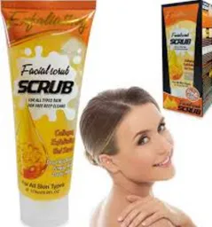 Facial Scrub · Exfoliante Facial En Gel De Colageno Efecto Peeling