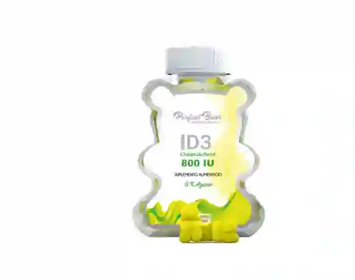 Gomitas Vitamina D3 800 Ui 0% Azucar X 60 Sabor Piñas