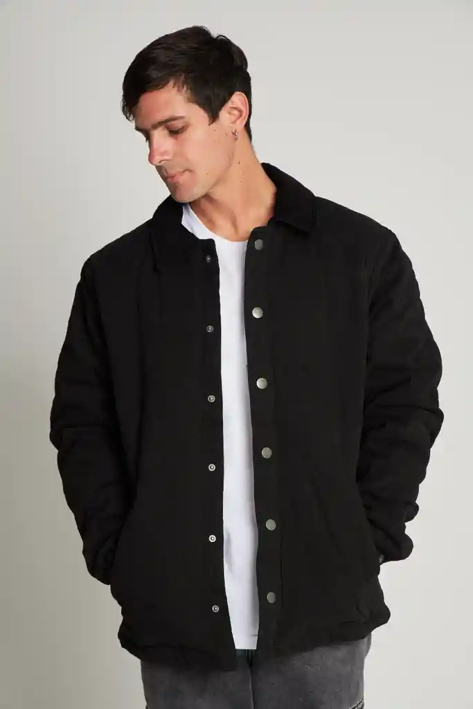 Chaqueta Canvas Basket Negro Xl