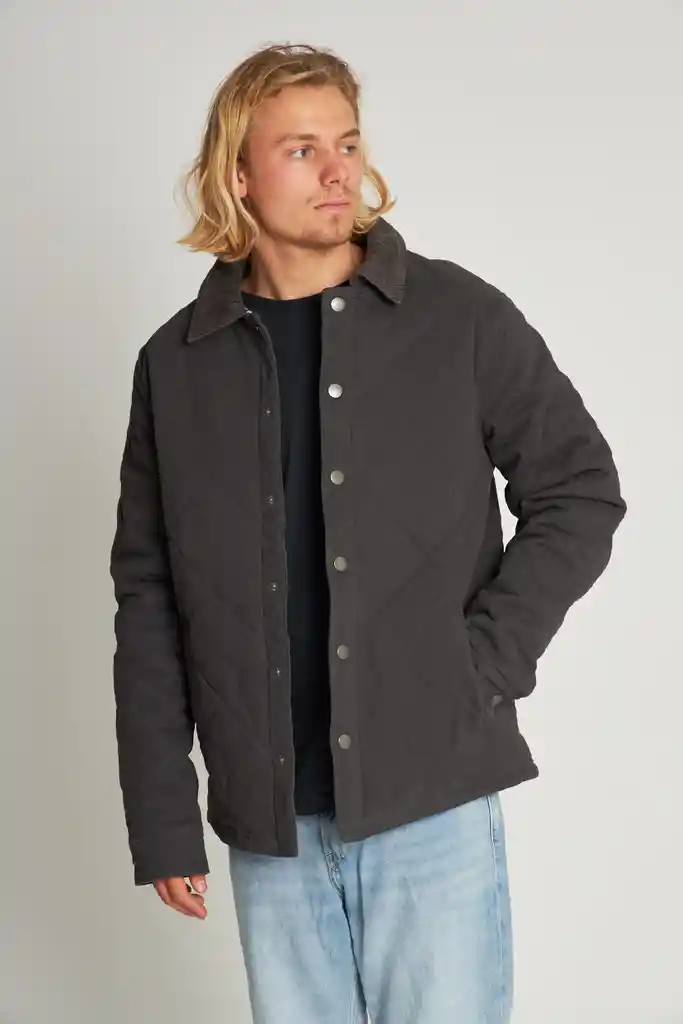 Chaqueta Canvas Basket Gris Xl