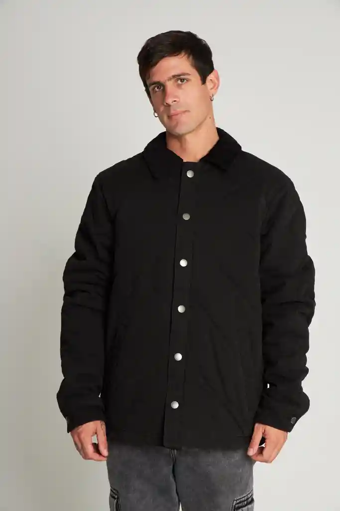 Chaqueta Canvas Basket Negro L