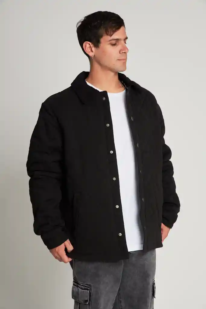 Chaqueta Canvas Basket Negro M