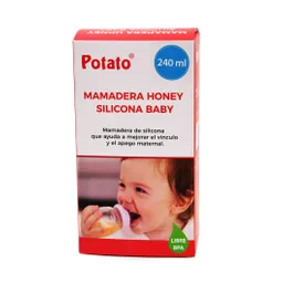 Mamadera Honey Baby Silicona 240 Ml