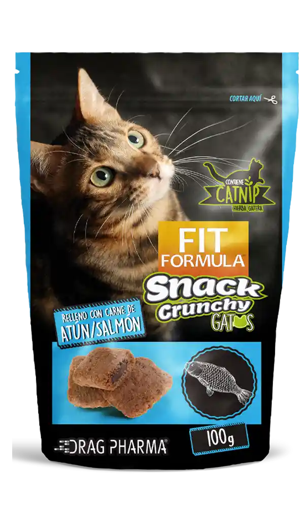 Fit Formula Galletas Para Gatos Sabor Atun Y Salmon