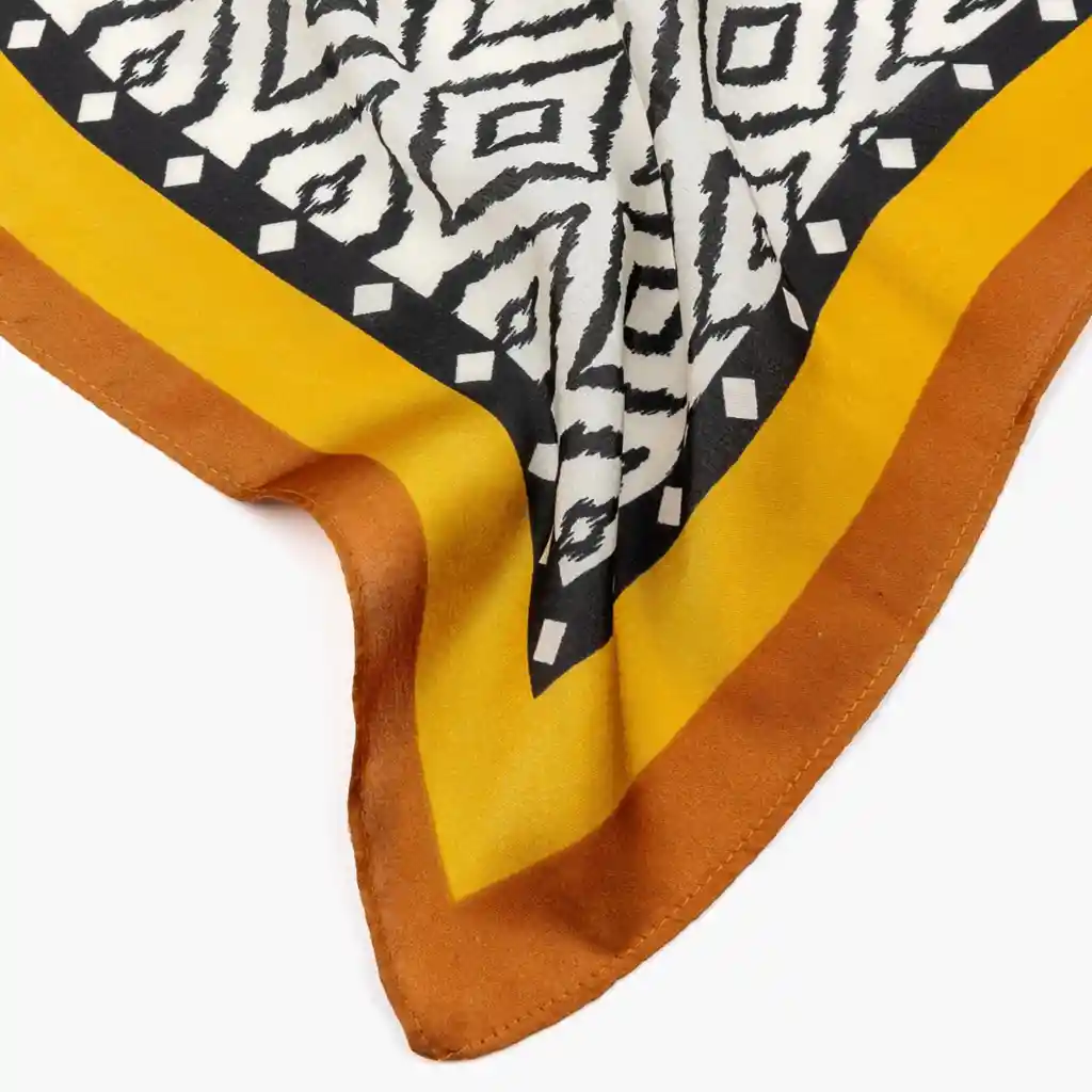 Pañuelo Mujer Rombos Negro