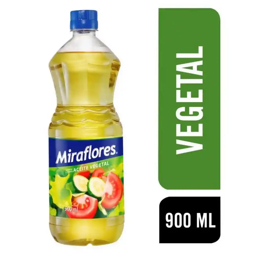 Aceite Miraflores Vegetal 900 Ml