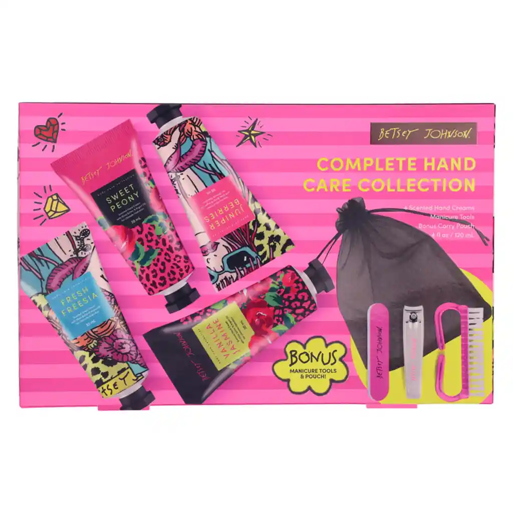 Set Cuidado De Manos Body Luxuries Rosado Manicure Complete Hand Care Collection Bestey Johnson