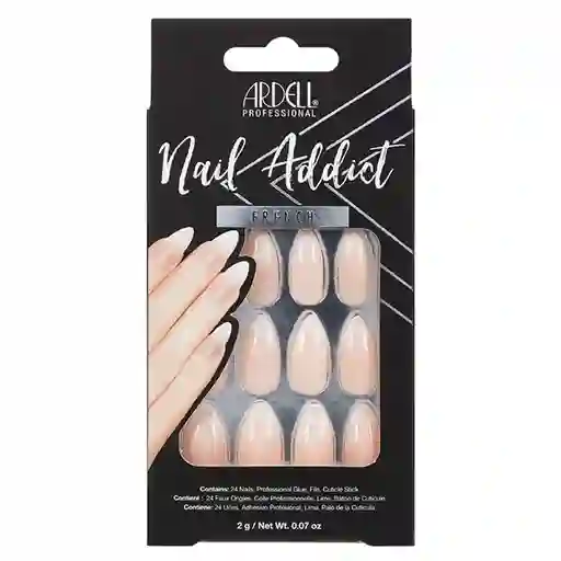 Uñas Postizas Ardell Addict Ombre French 24 Uds.