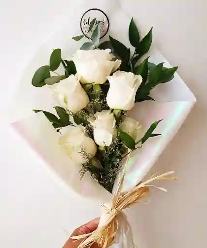 Bouquet Rosas Elegance White