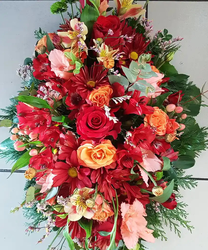 Arreglo Ovalado - Color Red