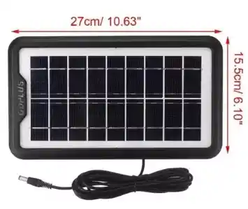 Kit Solar Emergencia Camping 220v Ampolletas 15-30hrs / Gd-8 Color Gd-8 -220015 B