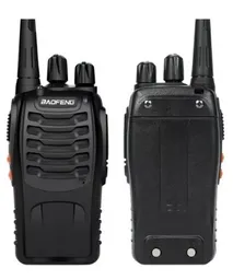 Pack 2 Radios Transmisor Walkie Talkie Baofeng 888s Color Negro Bandas De Frecuencia 400-470 Mhz