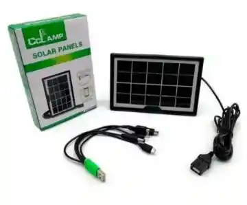 Cargador Multipropósito Solar Portátil / 8 W