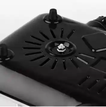 Cocina Eléctrica Portátil 2 Platos Encimera De 2000w Sokany Color Negro