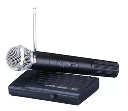 Microfono Inalambrico Profesional Sh-200 Receptor Color Negro