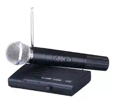 Microfono Inalambrico Profesional Sh-200 Receptor Color Negro