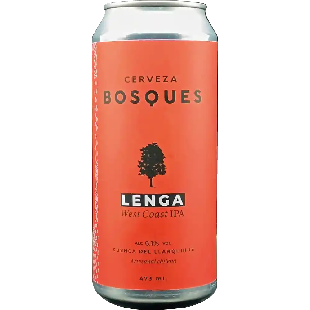 Cerveza Bosques Lenga 6.1° G.l. 473cc