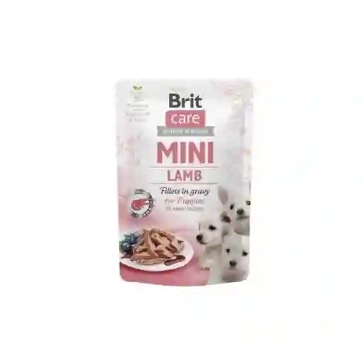 Alimento Humedo Perros Brit Care Mini Puppy Lamb Fillets In Gravy 85gr