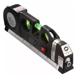 Nivel Laser 3 Burbujas Cinta Métrica Regla Cruz Horiz Vertic
