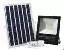 Foco Solar Led Blaco 100w Con Control Remoto Exteriores Color De La Carcasa Negro Color De La Luz Blanco Frío