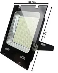 Foco Reflector Proyector Electrico Led400w Impermeable 6500k Color De La Carcasa Negro